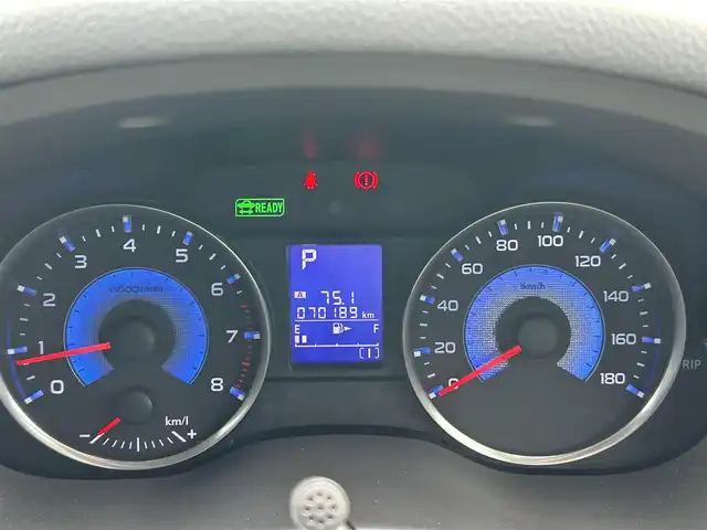 スバル インプレッサ ＸＶ ハイブリッド 愛媛県 2016(平28)年 7.1万km クォーツブルーP 登録時走行距離：70189Km/純正メモリナビ/AM/FM/DVD/CD/フルセグ/BT/4WD/ETC/AAC/ハーフレザーシート/D+Nパワーシート/追従クルーズコントロール/横滑り防止装置/盗難防止装置/レーンキープアシスト/衝突軽減システム/キセノンヘッドライト/オートライト/エンジンスタートボタン/スマートキー/純正フロアマット/純正アルミホイール