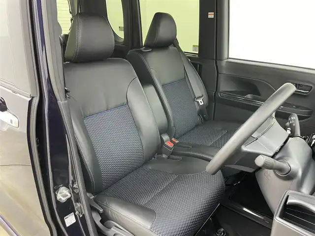 ダイハツ タント カスタム X 岡山県 2022(令4)年 2万km クールバイオレットクリスタルシャイン 純正９インチディスプレイオーディオ　/(Bluetooth/USB/Cayplay/フルセグTV/HDMI)/両側パワースライドドア　/バックカメラ　/シートヒーター(運転席/助手席)/ハーフレザー/衝突軽減ブレーキ　/ビルトインＥＴＣ　/ＬＥＤヘッドライト　　/ドライブレコーダー(前後)/コーナーセンサー(前後)/純正フロアマット/純正14インチアルミホイール/オートブレーキホールド