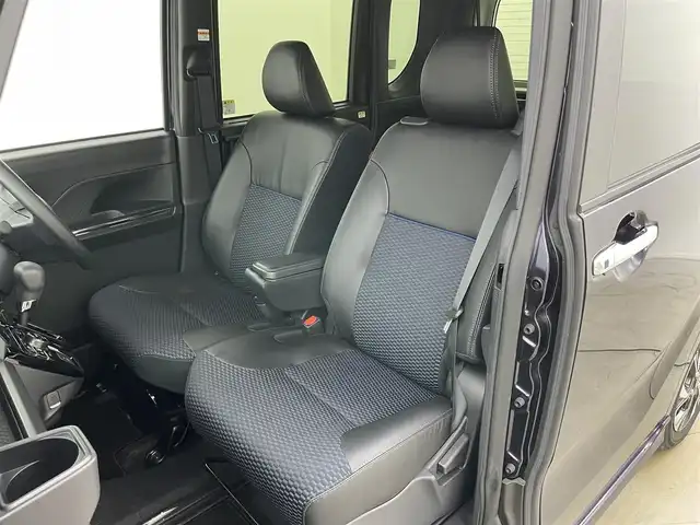 ダイハツ タント カスタム X 岡山県 2022(令4)年 2万km クールバイオレットクリスタルシャイン 純正９インチディスプレイオーディオ　/(Bluetooth/USB/Cayplay/フルセグTV/HDMI)/両側パワースライドドア　/バックカメラ　/シートヒーター(運転席/助手席)/ハーフレザー/衝突軽減ブレーキ　/ビルトインＥＴＣ　/ＬＥＤヘッドライト　　/ドライブレコーダー(前後)/コーナーセンサー(前後)/純正フロアマット/純正14インチアルミホイール/オートブレーキホールド