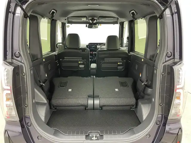 ダイハツ タント カスタム X 岡山県 2022(令4)年 2万km クールバイオレットクリスタルシャイン 純正９インチディスプレイオーディオ　/(Bluetooth/USB/Cayplay/フルセグTV/HDMI)/両側パワースライドドア　/バックカメラ　/シートヒーター(運転席/助手席)/ハーフレザー/衝突軽減ブレーキ　/ビルトインＥＴＣ　/ＬＥＤヘッドライト　　/ドライブレコーダー(前後)/コーナーセンサー(前後)/純正フロアマット/純正14インチアルミホイール/オートブレーキホールド