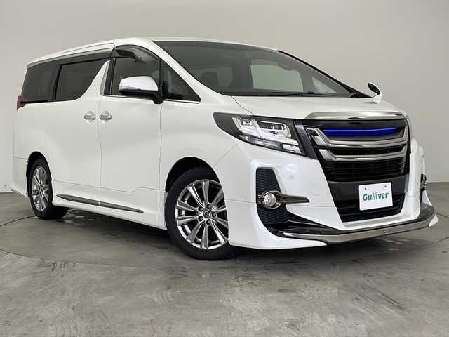 トヨタ アルファード S Aパッケージ タイプブラック 兵庫県 2016(平28)年 6.5万km ホワイトパールクリスタルシャイン ・ALPINEBIGX11インチナビ＆TV＆BT＆DVD＆CD＆SD/・ALPINE12.8インチフリップダウンモニター/・モデリスタエアロ/・レーダ―探知機(SCX-R326)/・純正ビルトインETC/・バックカメラ/・パワーバックドア/・両側パワースライドドア/・前後コーナーセンサー/・クルーズコントロール/・ハーフレザーシート/・電動パーキングブレーキ/・ブレーキホールド/・純正18インチアルミホイール/・純正フロアマット/・ステアリングリモコン/・nanoeエアコン/・LEDライト/・ALL　AUTO　PW/・スマートキー/・WAC/・スペアキー