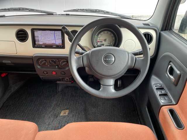 スズキ ラパン G 東京都 2005(平17)年 6.5万km ココナッツベージュメタリック 社外メモリナビ【AVIC-RZ802】/・DTV/BT/CD/DVD/ラジオ/ETC/電動ドアミラー/社外グリル/MUD STARタイヤ（ホワイトレター）/板キー×2/ドアバイザー/純正フロアマット/取扱説明書