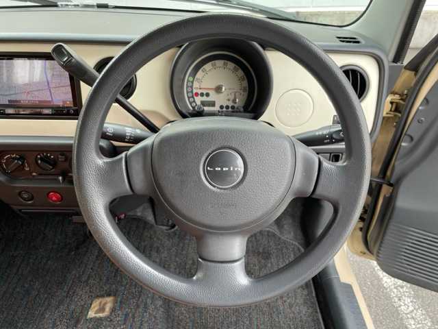 スズキ ラパン G 東京都 2005(平17)年 6.5万km ココナッツベージュメタリック 社外メモリナビ【AVIC-RZ802】/・DTV/BT/CD/DVD/ラジオ/ETC/電動ドアミラー/社外グリル/MUD STARタイヤ（ホワイトレター）/板キー×2/ドアバイザー/純正フロアマット/取扱説明書