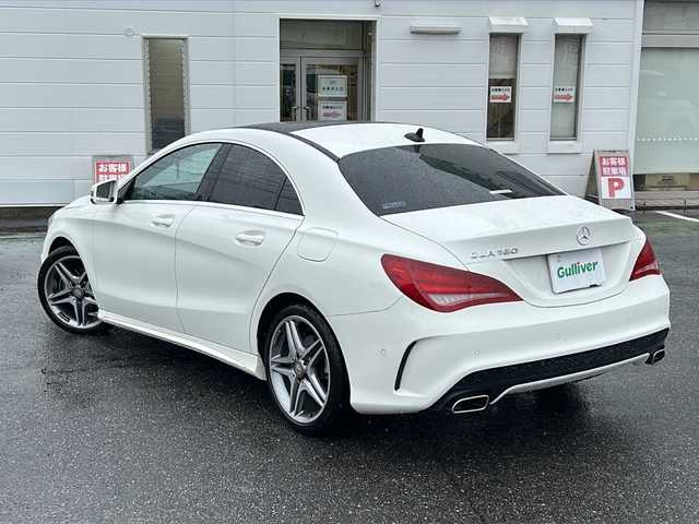 メルセデス・ベンツ ＣＬＡ１８０ AMGライン 愛知県 2014(平26)年 3.6万km カルサイトホワイト //禁煙車//パノラミックスライディングルーフ//メーカーHDDナビ//フルセグTV//Bluetooth//CD//ETC//クルーズコントロール//ESP（横滑り防止）//パークトロニック（コーナーセンサー）//アテンションアシスト//車間距離警告//電動パーキング//D/N席パワーシート（メモリ付き）//D/N席シートヒーター//黒レザーシート//電格ミラーウィンカー//AMG5ツインスポークホイール//AMGフロアマット//バイキセノンオートヘッドライト//ISOFIX//ステアリングスイッチ//取扱説明書//保証書