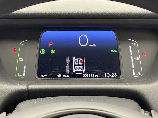 ホンダ フィット e:HEVホーム ブラックスタイル 千葉県 2024(令6)年 0.4万km ミッドナイトブルービームM 純正ナビ/フルセグTV/バックカメラ/CMBS（衝突軽減ブレーキ）/ACC（オートクルーズコントロール）/先行車発進お知らせ/路外逸脱抑制システム/レーンキープアシスト/標識認識機能/リアパーキングセンサー/オートハイビーム/ETC/ブレーキホールド/ステアリングスイッチ/純正ドライブレコーダー
