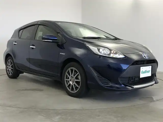 トヨタ アクア S スタイルブラック 愛知県 2020(令2)年 3.7万km ダークブルーマイカ 純正7インチナビ/Bluetooth/フルセグTV/バックカメラ/トヨタセーフティセンス/衝突被害軽減システム/コーナーセンサー/レーンキープアシスト/横滑り防止装置/オートライト/ドライブレコーダー/ETC/純正AW/社外フロアマット/プッシュスタート/スマートキー/スペアキー