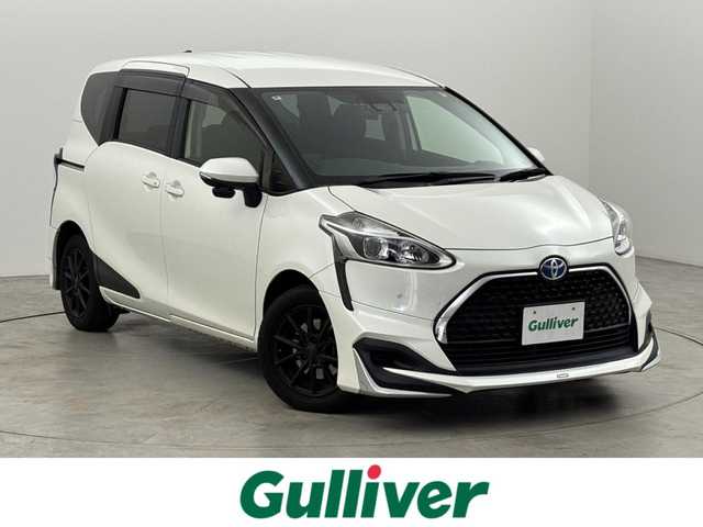 トヨタ シエンタ ファンベースG 福岡県 2018(平30)年 10.7万km ホワイトパールクリスタルシャイン モデリスタエアロ　/純正ナビ　/バックカメラ　/両側パワースライドドア　/デジタルルームミラー　/ビルトインＥＴＣ　/ドライブレコーダー　/衝突軽減被害システム　/レーンキープ　/シートヒーター　/ステアリングヒーター