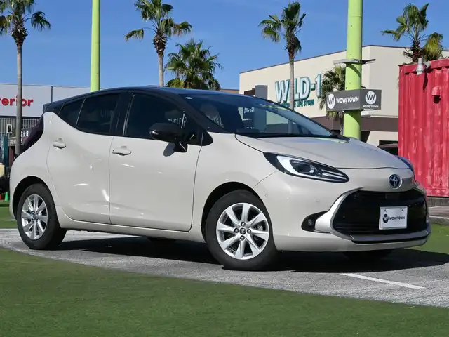 トヨタ アクア Z 千葉県 2023(令5)年 6.2万km ベージュⅡ 185/65R15/アドバンスドパーク/Toyota Safety Sense/・プリクラッシュセーフティ/・レーンディパーチャーアラート/・オートハイビーム/・レーダークルーズコントロール/・ブラインドスポットモニター/・RCTA（リヤクロストラフィックアラート）/ヘッドアップディスプレイ/純正コネクティッドナビ/地デジTV/【Bluetooth接続】/パノラミックビューモニター/運転席パワーシート/前席シートヒーター/ハーフレザーシート/革巻きステアリング/ステアリングスイッチ/ETC/LEDヘッドライト/LEDフォグライト/ウインカーミラー/クリアランスソナー/純正15インチアルミホイル/サイド/カーテンエアバッグ/スマートキー
