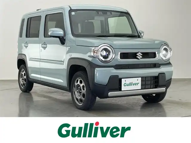 スズキ ハスラー HYBRID G 愛知県 2024(令6)年 0.8万km オフブルーM 社外メモリナビ　シートヒーター　禁煙車　デュアルカメラブレーキ　衝突軽減装置　追従クルコン　車線逸脱　リヤパーキングセンサー　ＬＥＤオートライト　Ｂｌｕｅｔｏｏｔｈ　ラジオ　ＣＤ　アイドリングストップ