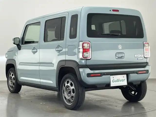 スズキ ハスラー HYBRID G 愛知県 2024(令6)年 0.8万km オフブルーM 社外メモリナビ　シートヒーター　禁煙車　デュアルカメラブレーキ　衝突軽減装置　追従クルコン　車線逸脱　リヤパーキングセンサー　ＬＥＤオートライト　Ｂｌｕｅｔｏｏｔｈ　ラジオ　ＣＤ　アイドリングストップ