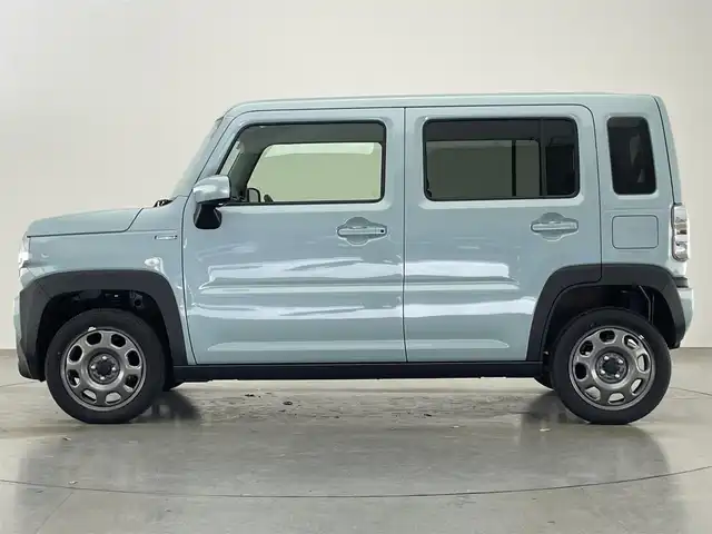 スズキ ハスラー HYBRID G 愛知県 2024(令6)年 0.8万km オフブルーM 社外メモリナビ　シートヒーター　禁煙車　デュアルカメラブレーキ　衝突軽減装置　追従クルコン　車線逸脱　リヤパーキングセンサー　ＬＥＤオートライト　Ｂｌｕｅｔｏｏｔｈ　ラジオ　ＣＤ　アイドリングストップ