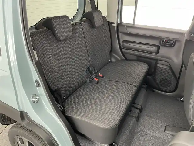 スズキ ハスラー HYBRID G 愛知県 2024(令6)年 0.8万km オフブルーM 社外メモリナビ　シートヒーター　禁煙車　デュアルカメラブレーキ　衝突軽減装置　追従クルコン　車線逸脱　リヤパーキングセンサー　ＬＥＤオートライト　Ｂｌｕｅｔｏｏｔｈ　ラジオ　ＣＤ　アイドリングストップ