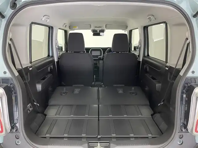 スズキ ハスラー HYBRID G 愛知県 2024(令6)年 0.8万km オフブルーM 社外メモリナビ　シートヒーター　禁煙車　デュアルカメラブレーキ　衝突軽減装置　追従クルコン　車線逸脱　リヤパーキングセンサー　ＬＥＤオートライト　Ｂｌｕｅｔｏｏｔｈ　ラジオ　ＣＤ　アイドリングストップ