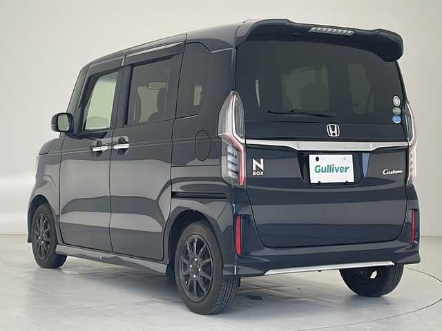 ホンダ Ｎ ＢＯＸ L 沖縄県 2021(令3)年 3.6万km ミッドナイトブルービームM オーディオレス車　/ステアリングスイッチ　/ETC　/電動格納ウインカーミラー/アイドリングストップ　/クルーズコントロール/片側パワースライドドア/レーンキープアシスト　/横滑り防止装置　/コーナーセンサー　/オートライト/LEDヘッドライト/サンシェード/スマートキー