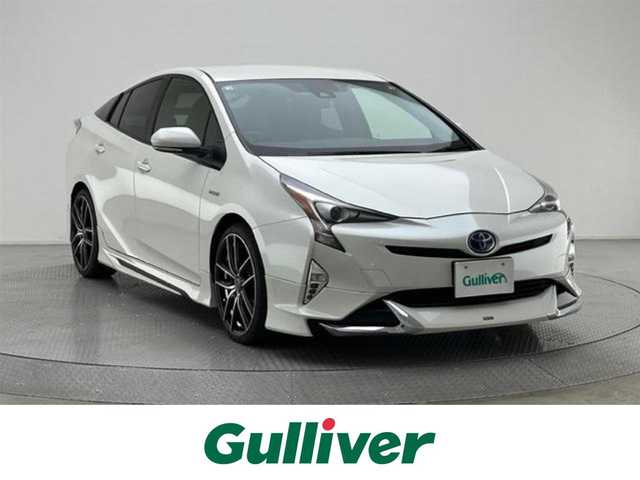 トヨタ プリウス S ツーリングセレクション 兵庫県 2016(平28)年 4.4万km ホワイトパールクリスタルシャイン アルパイン9型ナビ(CD/DVD/フルセグ/Bluetooth)/バックカメラ/追従型クルーズコントロール/レザーシート/シートヒーター/LEDヘッドライト/フォグライト/モデリスタエアロ/オートライト/オートマチックハイビーム/社外19インチアルミホイール/レーンキープアシスト/ETC/純正フロアマット