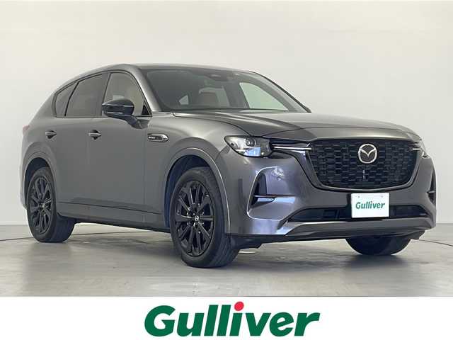 マツダ ＣＸ－６０ XD HV エクスクルーシブスポーツ 岐阜県 2022(令4)年 3.4万km マシーングレープレミアムM サンルーフ/BOSEサウンド/ワイヤレス充電/純正ナビ/前席パワーシート（エアシート付）/全席シートヒーター/レーダークルーズコントロール/ステアリングスイッチ/全周囲カメラ/ブラインドスポットモニター/パドルシフト/パワーバックドア/ETC/前後ドライブレコーダー/スマートキー/スペアキー