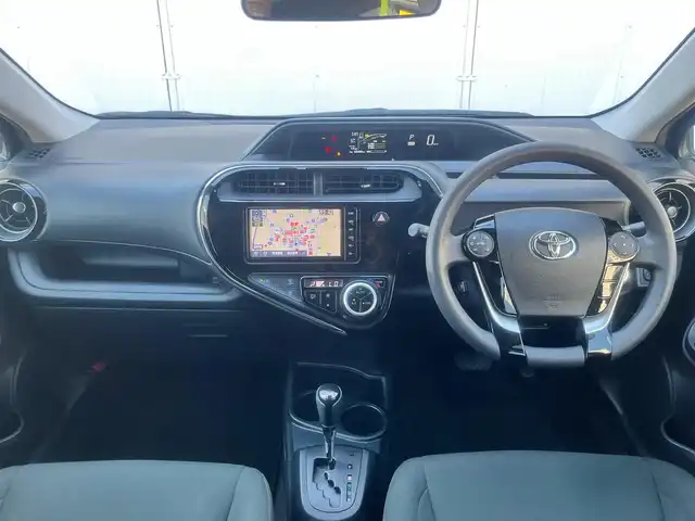 トヨタ アクア S スタイルブラック 島根県 2019(平31)年 6.6万km ダークブルーマイカ 純正ナビ・フルセグTV　/DVD再生・Bluetooth　/バックカメラ　/ビルトインETC　/ドラレコ/衝突軽減ブレーキ/レーンキープアシスト /前後コーナーセンサ－　/オートハイビーム/ライト/純正フォグランプ　/スペアキー1本/社外15インチアルミホイール/純正フロアマット　