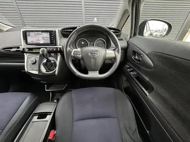 トヨタ ウィッシュ 1．8S 茨城県 2014(平26)年 13.8万km ブラック ワンオーナー/メモリナビ/バックカメラ/フルセグテレビ/ETC/純正モデリスタエアロ/3列シート/プッシュスタート/Bluetooth/SD/DS接続/SDREC/S-VSC(VSC/ABS/TRC）/ドアバイザー/スペアキー×１/純正アルミホイール/純正フロアマット/取扱説明書/保証書