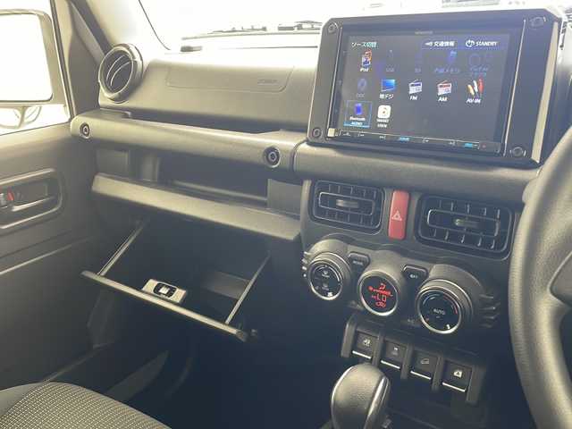 スズキ ジムニー XL 沖縄県 2018(平30)年 5.9万km ミディアムグレー 社外ナビMDV-M805L/（フルセグＴＶ、ＣＤ、ＤＶＤ、Ｂｌｕｅｔｏｏｔｈ）/バックカメラ/ＬＥＤヘッドライト/シートヒーター/プッシュスタート/スマートキー/純正フロアマット/４ＷＤ/ＡＡＣ/ヒルディセントコントロール