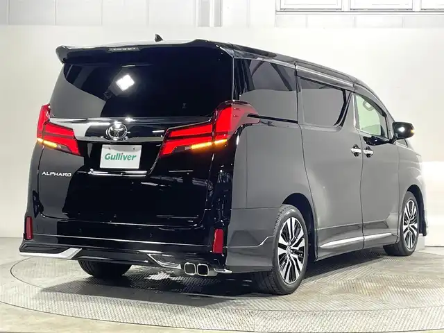 トヨタ アルファード S Cパッケージ 大阪府 2019(令1)年 3.1万km ブラック サンルーフ 黒革 モデリスタエアロ 三眼LED 純正10incナビTV フリップダウンモニター デジタルインナーミラー パワーシート/ヒーター/エアコン 電動リアゲート レーダーC 衝突軽減B ブラインドSM 100V電源