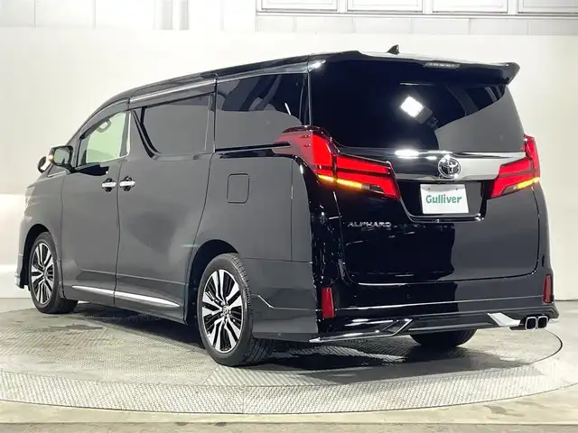 トヨタ アルファード S Cパッケージ 大阪府 2019(令1)年 3.1万km ブラック サンルーフ 黒革 モデリスタエアロ 三眼LED 純正10incナビTV フリップダウンモニター デジタルインナーミラー パワーシート/ヒーター/エアコン 電動リアゲート レーダーC 衝突軽減B ブラインドSM 100V電源