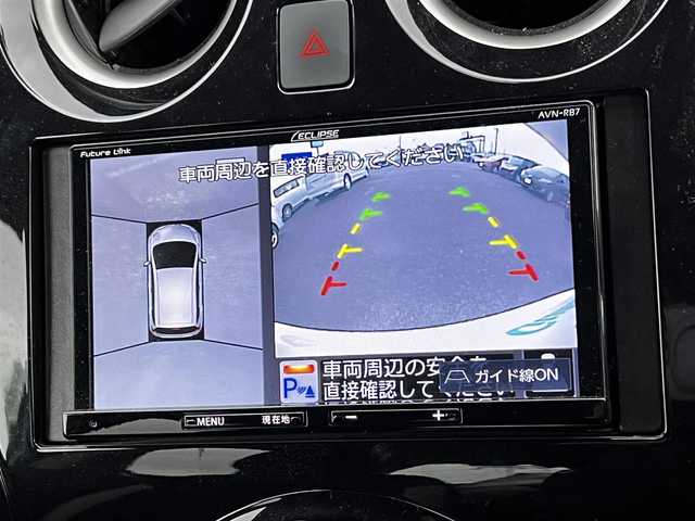 日産 ノート e－パワーX FOUR Vセレ 道央・札幌 2020(令2)年 8.4万km ホワイト ４WD/社外SDナビ/AM/FM/BT/SD/DVD/衝突被害軽減ブレーキ/レーンキープアシスト/クリアランスソナー/バックカメラ/ETC/ドライブレコーダー/アイドリングストップ/DRIVEMODE/ステアリングリモコン/プッシュスタート/スマートキー/LEDヘッドライト/オートライト/電動格納ミラー/ウィンカーミラー/社外フロアマット/純正AW付冬タイヤ積込/185/65/R15/2024年/山9mm