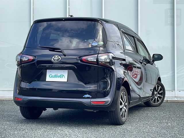 トヨタ シエンタ G 福岡県 2017(平29)年 3.6万km プレシャスブラックパール 純正7インチナビ/（Bカメラ、TV、CD、DVD/Bluetooth、AM、FM）/両側パワースライドドア/ドライブレコーダー前後/ETC/LEDヘッドライト/プリクラッシュ　/横滑り防止装置　/車線逸脱警報　/オートマチックハイビーム　/社外ホイール/ISOFIX/純正バイザー/電格ミラー/ステアリングボタン/フォグランプ/スペアキー/プッシュスタート/スマートキー