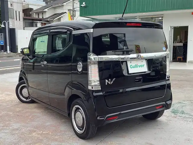 ホンダ Ｎ ＢＯＸ スラッシュ X 京都府 2014(平26)年 11.9万km スマートブラック 純正ナビ(VRM-155VFi)/　CD DVD SD BT USB フルセグＴＶ/バックカメラ/スマートキー×２/プッシュスタート/CTBA/横滑り防止装置/ステアリングヒーター/オートリトラミラー/電動バーキングブレーキ/オートライト/HIDヘッドライト/前席シートヒーター/置くだけ充電/クルーズコントロール/ETC/ステアリングリモコン/社外ドラレコ/新車保証書/取扱説明書