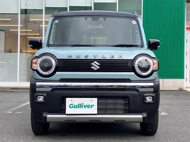スズキ ハスラー タフワイルド・ターボ 静岡県 2024(令6)年 0.1万km オフブルーメタリック/ブラック 2トーン 純正ナビ/全方位カメラ/レーダークルーズコントロール/エンジンスタートボタン/スマートキー/スペアキー１本/パドルシフト/パワーステアリング/パワーウィンドウ/オートエアコン/アイドリングストップ/USB入力端子/布シート/D席N席シートヒーター/ルーフレール/純正アルミホイール/ABS/横滑り防止装置/コーナーセンサー/レーンキープアシスト/オートライト/オートマチックハイビーム/LEDヘッドライト/W+サイドエアバッグ/衝突軽減システム