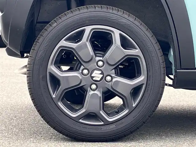 スズキ ハスラー タフワイルド・ターボ 静岡県 2024(令6)年 0.1万km オフブルーメタリック/ブラック 2トーン 純正ナビ/全方位カメラ/レーダークルーズコントロール/エンジンスタートボタン/スマートキー/スペアキー１本/パドルシフト/パワーステアリング/パワーウィンドウ/オートエアコン/アイドリングストップ/USB入力端子/布シート/D席N席シートヒーター/ルーフレール/純正アルミホイール/ABS/横滑り防止装置/コーナーセンサー/レーンキープアシスト/オートライト/オートマチックハイビーム/LEDヘッドライト/W+サイドエアバッグ/衝突軽減システム