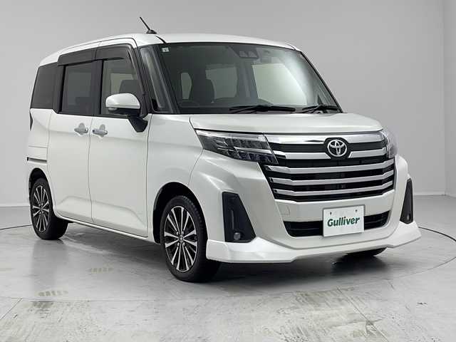 トヨタ ルーミー カスタムG－T 茨城県 2021(令3)年 3.5万km パールホワイトⅢ 純正９型ナビ　フルセグＴＶ　Ｂｌｕｅｔｏｏｔｈ　全方位カメラ　コーナーセンサー　レーダークルーズコントロール　レーンキープアシスト　ＬＥＤヘッドランプ　シートヒーター　ドライブレコーダー　ＥＴＣ