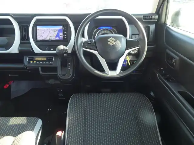 スズキ ハスラー HYBRID G 千葉県 2022(令4)年 6.2万km ピュアホワイトP スズキセーフティサポート/アイドリングストップ/社外SDナビ/ワンセグTV/【CD再生機能】/バックカメラ/前席シートヒーター/ETC/LEDヘッドライト/リアコーナーセンサー/サイド/カーテンエアバッグ/携帯リモコン