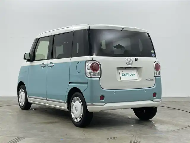 ダイハツ ムーヴ キャンバス G メイクアップ リミテッド　SAⅢ 岡山県 2019(平31)年 8.5万km パールホワイトⅢ/ファインミントメタリック 2トーン 純正８インチナビ　(NSZP-X69D)/全方位カメラ　/純正ＬＥＤヘッドライト　/フルセグＴＶ　/Ｂｌｕｅｔｏｏｔｈ　/オートハイビーム　/スマートキー　/ＣＤ／ＤＶＤ再生/アイドリングストップ　/ミュージックサーバー　/フォグランプ/禁煙車