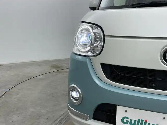 ダイハツ ムーヴ キャンバス G メイクアップ リミテッド　SAⅢ 岡山県 2019(平31)年 8.5万km パールホワイトⅢ/ファインミントメタリック 2トーン 純正８インチナビ　(NSZP-X69D)/全方位カメラ　/純正ＬＥＤヘッドライト　/フルセグＴＶ　/Ｂｌｕｅｔｏｏｔｈ　/オートハイビーム　/スマートキー　/ＣＤ／ＤＶＤ再生/アイドリングストップ　/ミュージックサーバー　/フォグランプ/禁煙車