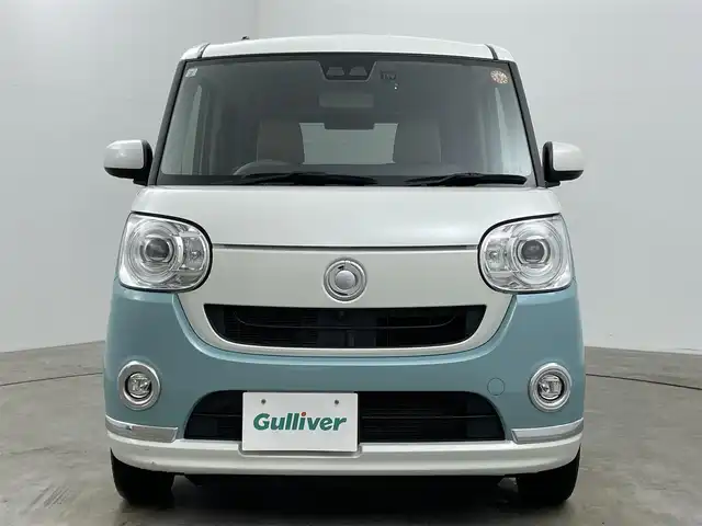 ダイハツ ムーヴ キャンバス G メイクアップ リミテッド　SAⅢ 岡山県 2019(平31)年 8.5万km パールホワイトⅢ/ファインミントメタリック 2トーン 純正８インチナビ　(NSZP-X69D)/全方位カメラ　/純正ＬＥＤヘッドライト　/フルセグＴＶ　/Ｂｌｕｅｔｏｏｔｈ　/オートハイビーム　/スマートキー　/ＣＤ／ＤＶＤ再生/アイドリングストップ　/ミュージックサーバー　/フォグランプ/禁煙車