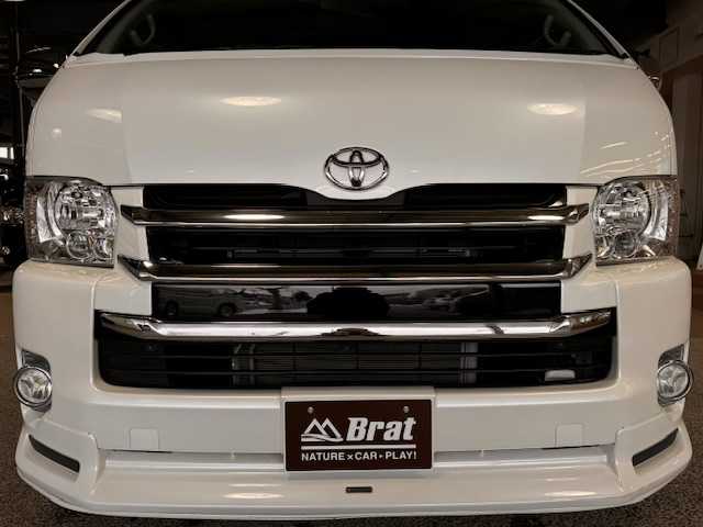 トヨタ ハイエース GL ロング 岩手県 2018(平30)年 1.7万km ホワイトパールクリスタルシャイン AIS検査済み/【2411023262】/SDナビ/フルセグ/バックカメラ/カロッツェリアモニター/アルパインフリップダウンモニター/ドラレコ/両側パワスラ/ETC/シルクブレイズマフラー/モデリスタエアロ・グリル/ケンウッドツィーター/Rスポイラー/シートカバー（社外）/カロッツェリア後部スピーカー/シルクブレイズ17インチアルミ（社外）