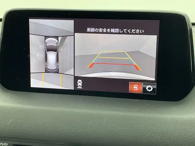 マツダ ＣＸ－５ 20S プロアクティブ 熊本県 2018(平30)年 5.2万km スノーフレイクホワイトパールマイカ 禁煙車　/社外前方ドライブレコーダー　/全周囲カメラ　/ＥＴＣ２．０　/純正ナビ（ＣＤ・ＤＶＤ・フルセグ・ＢＴ・ＡＵＸ）/USB入力端子/前後クリアランスソナー　/ブラインドスポットモニター　/衝突軽減ブレーキ　/レーンキープアシスト/横滑り防止/車間認知システム/追従機能付クルーズコントロール/交通標識認識システム/電動パーキング/ブレーキホールド/パワーバックドア/純正フロアマット/純正１７インチAW/オートライト/LEDヘッドライト/スマートキー/プッシュスタート/スペアキー1本