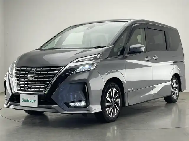 日産 セレナ ハイウェイスター 愛知県 2020(令2)年 6.4万km ダークメタルグレー 純正１０型ナビ　フルセグＴＶ　純正後席モニター　全方位カメラ　プロパイロット　セーフティパックＢ　両側パワースライドドア　パーキングアシスト　コーナーセンサー　衝突軽減　純正ドラレコ　ＥＴＣ　禁煙車