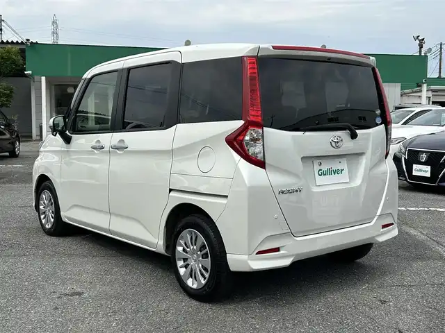 トヨタ ルーミー G－T 千葉県 2017(平29)年 6.4万km パールホワイトⅢ スマートアシストII/・衝突軽減ブレーキ/・車線逸脱警報/社外SDナビ【AVN-D7W】/・CD/DVD/MSV/Bluetooth/フルセグTV/社外後席ヘッドレストモニター【TVM-PW900】/両後パワースライドドア/クルーズコントロール/スマートキー/コーナーセンサー/社外ドライブレコーダー/ETC/アイドリングストップ/ヘッドライトレベライザー