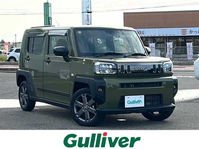 ダイハツ タフト G ターボ 秋田県 2020(令2)年 4.5万km フォレストカーキメタリック 純正SDナビ/純正CD、DVD、BT、フルセグ/全周囲カメラ/純正15インチアルミ/ドライブレコーダー/４WD/ETC2.0/前後コーナーセンサー/スペアキー