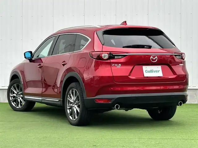 マツダ ＣＸ－８ XD Lパッケージ 香川県 2020(令2)年 4.3万km ソウルレッドクリスタルM 登録時走行距離；42131km/純正ナビ/全方位カメラ/BOSSサウンド/後席モニター【アルパイン】/ETC/前後ドライブレコーダー/衝突被害軽減システム/クルーズコントロール/レーンキープアシスト/ヘッドアップディスプレイ/クリアランスソナー/LEDヘッドライト/電動リアゲート/パワーシート/シートヒーター/ベンチレーション/ハンドルヒーター/純正フロアマット/純正AW１９インチ/スマートキー