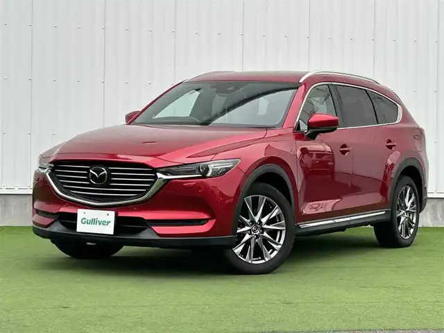 マツダ ＣＸ－８ XD Lパッケージ 香川県 2020(令2)年 4.3万km ソウルレッドクリスタルM 登録時走行距離；42131km/純正ナビ/全方位カメラ/BOSSサウンド/後席モニター【アルパイン】/ETC/前後ドライブレコーダー/衝突被害軽減システム/クルーズコントロール/レーンキープアシスト/ヘッドアップディスプレイ/クリアランスソナー/LEDヘッドライト/電動リアゲート/パワーシート/シートヒーター/ベンチレーション/ハンドルヒーター/純正フロアマット/純正AW１９インチ/スマートキー