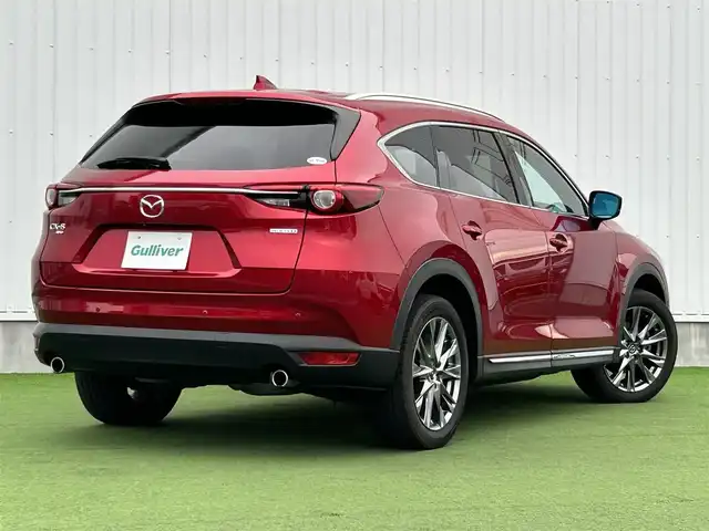マツダ ＣＸ－８ XD Lパッケージ 香川県 2020(令2)年 4.3万km ソウルレッドクリスタルM 登録時走行距離；42131km/純正ナビ/全方位カメラ/BOSSサウンド/後席モニター【アルパイン】/ETC/前後ドライブレコーダー/衝突被害軽減システム/クルーズコントロール/レーンキープアシスト/ヘッドアップディスプレイ/クリアランスソナー/LEDヘッドライト/電動リアゲート/パワーシート/シートヒーター/ベンチレーション/ハンドルヒーター/純正フロアマット/純正AW１９インチ/スマートキー