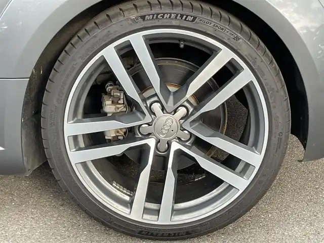 アウディ ＴＴクーペ 2．0 TFSI クワトロ 福島県 2015(平27)年 8.4万km モンスーングレーメタリック ４WD/アウディバーチャルコックピット/LEDヘッドライト/純正ナビ(CD/DVD/BT/SD/AUX)/フルセグTV/バックカメラ/前方ドライブレコーダー/パドルシフト/パワーシート/クルーズコントロール/ステアリングスイッチ/純正19AW/取扱説明書/保証書/スペアキー