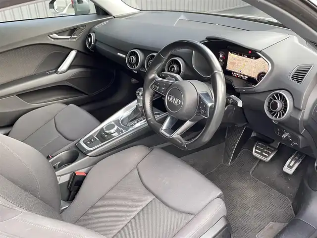アウディ ＴＴクーペ 2．0 TFSI クワトロ 福島県 2015(平27)年 8.4万km モンスーングレーメタリック ４WD/アウディバーチャルコックピット/LEDヘッドライト/純正ナビ(CD/DVD/BT/SD/AUX)/フルセグTV/バックカメラ/前方ドライブレコーダー/パドルシフト/パワーシート/クルーズコントロール/ステアリングスイッチ/純正19AW/取扱説明書/保証書/スペアキー