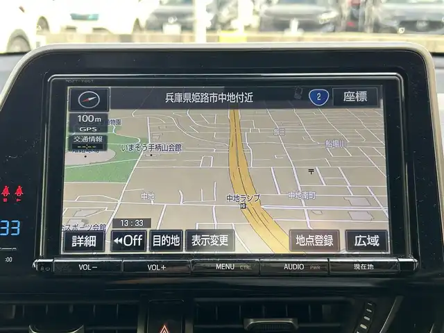 トヨタ Ｃ－ＨＲ G 兵庫県 2017(平29)年 13.5万km ブラックマイカ ワンオーナー/社外ナビ/CD/BT/USB/HDMI/フルゼグTV/バックカメラ/ETC/衝突軽減ブレーキ/クルーズコントロール/コーナーセンサー/前後コーナーセンサー/オートライト/オートハイビーム/フォグランプ/スマートキー/電動格納ミラー/純正フロアマット/純正ドアバイザー/純正18インチアルミ/取扱説明書/保証書