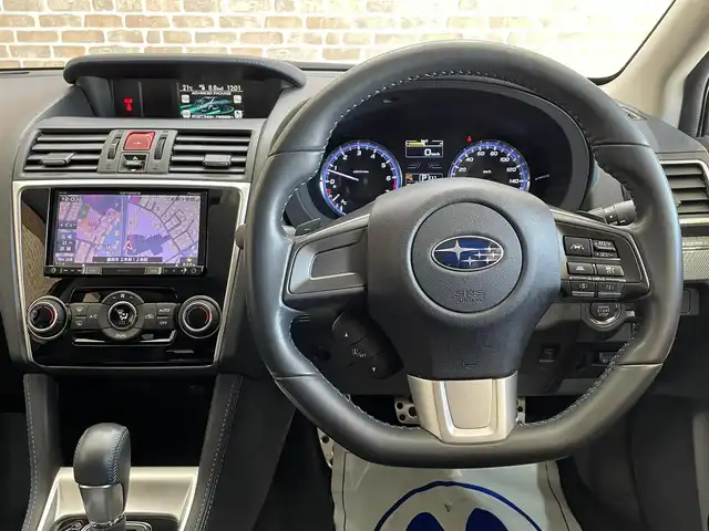 スバル レヴォーグ 1．6GT－S アイサイト 岩手県 2015(平27)年 2.6万km ラピスブルーP ワンオーナー/４WD/ターボ/アドバンスドセイフティパッケージ/本革シート/ビルシュタインダンパー/STIストラットタワーバー/STIスポイラー/アイサイトVer.3/プリクラッシュブレーキ/全車速追従機能付きクルーズコントロール/アクティブレーンキープ/AT誤発進抑制機能/ハイビームアシスト/リヤビークルディテクション/アイサイトアシストモニター/サイドビューモニター/SI-DRIVE/AC100V100Wアクセサリーコンセント/パドルシフト/パワーシート/シートヒーター/パイオニアナビ/フルセグTV/ETC/LEDヘッドライト/純正１８インチアルミホイール