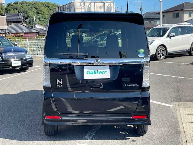 ホンダ Ｎ ＢＯＸ カスタム G Lパッケージ 長崎県 2016(平28)年 2.2万km クリスタルブラックパール 純正オーディオ/CD/AM/FM/ワンセグTV/バックカメラ/左側パワースライドドア/ステアリングスイッチ/純正14インチAW/LEDヘッドライト/オートライト/ビルトインETC