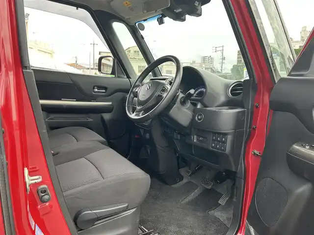 スズキ スペーシア カスタム Z ターボ 沖縄県 2017(平29)年 3.2万km フェニックスレッドパール/ブルーイッシュブラックパール (株)IDOMが運営する【じしゃロンコザ店】の自社ローン専用車両になりますこちらは現金またはオートローンご利用時の価格です。自社ローンご希望の方は別途その旨お申付け下さい/純正ナビ　/フルセグＴＶ　/Ｂｌｕｅｔｏｏｔｈ接続　/ＥＴＣ　/バックカメラ　/ドライブレコーダー/両側パワースライドドア　/衝撃軽減ブレーキ　/オートライト　/プッシュスタート　/スマートキー　/スペアキー