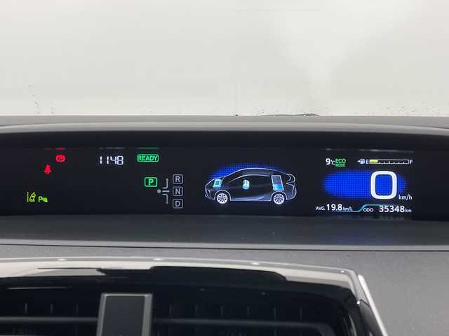 トヨタ プリウス Sツーリングセレクション 栃木県 2019(令1)年 3.6万km ホワイトパールクリスタルシャイン 純正9インチナビ/（CD/DVD/Bluetooth/フルセグTV）/バックカメラ/トヨタセーフティセンス/前後クリアランスソナー/デジタルインナーミラー（ドラレコ機能付き）/LEDヘッドライト/LEDフォグ/LEDデイライト/オートライト/オートマチックハイビーム/TRDエアロ（F/S/R）/TRDフロントガーニッシュ/黒レザーシート/シートヒーター/本革ステアリング/ステアリングスイッチ/電動格納ミラー/純正アルミホイール/純正フロアマット